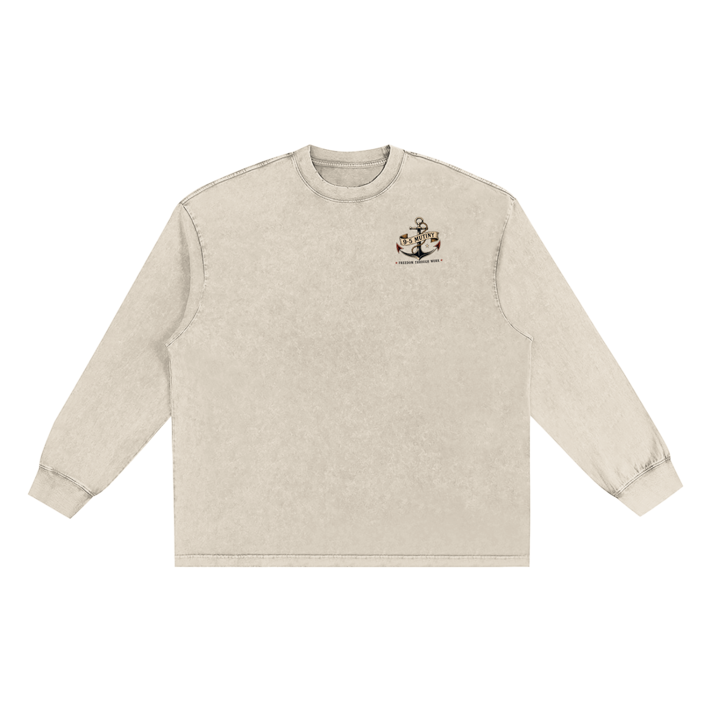 9-5 Mutiny Sea Washed Crew Neck