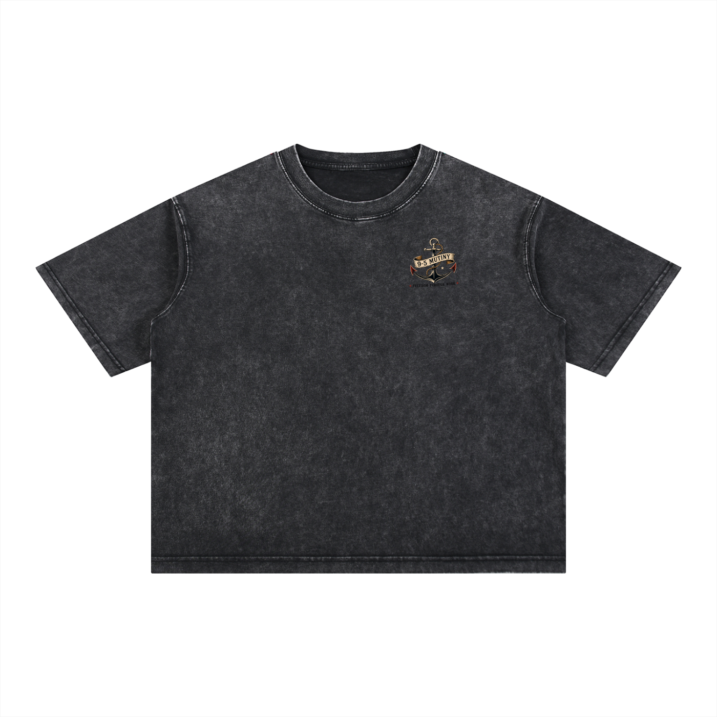 9-5 MUTINY (Sea Wash Boxy Cotton T-Shirt)