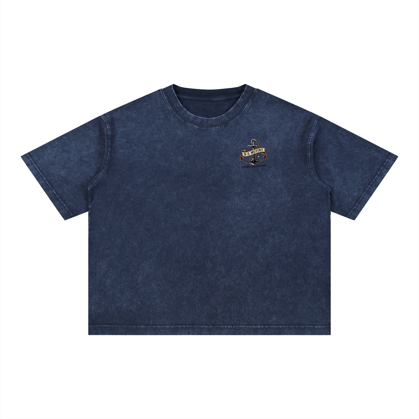 9-5 MUTINY (Sea Wash Boxy Cotton T-Shirt)