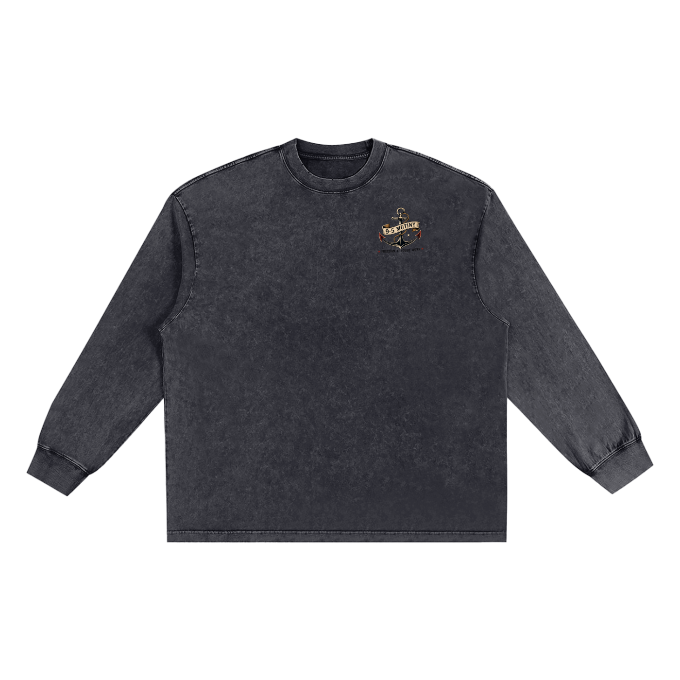 9-5 Mutiny Sea Washed Crew Neck